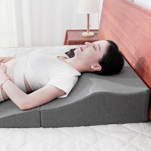 胃食管防反流斜坡枕神器靠u垫防胃酸胆汁反酸烧心枕床头抬高斜坡