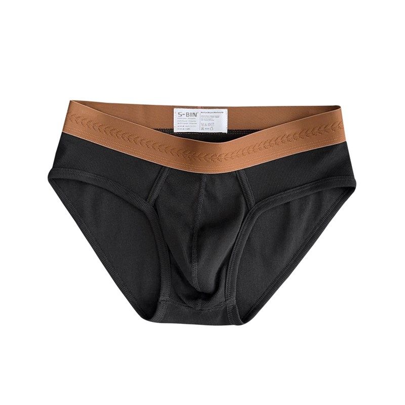 2条装男士三角h内裤低腰螺纹棉质薄款透气舒适简约U凸潮流底裤包,女士内衣/男士内衣/家居服,男三角内裤,淘宝优惠券,粉丝福利购,淘宝优惠卷