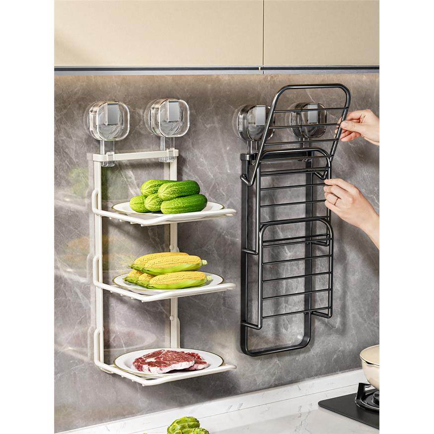 厨房吸盘备菜置物架可折叠多层配菜盘多功能备菜架子微波炉清洁器,厨房/烹饪用具,配菜/备菜盘,淘宝优惠券,粉丝福利购,淘宝优惠卷