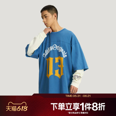 滔搏adidas阿迪达斯三叶草男子足球风运动休闲短袖T恤KT3040