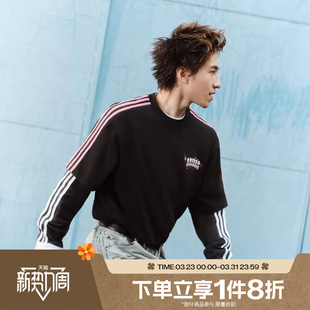 滔搏adidas阿迪达斯三叶草男子舒适运动休闲短袖 T恤KT6375