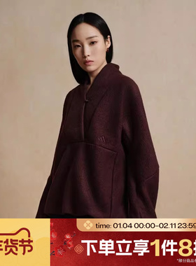 滔搏adidas阿迪达斯女子运动休闲套头衫卫衣HY2122