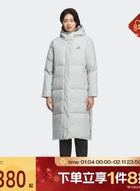 滔搏adidas阿迪达斯女子W PUFF L DOWN运动休闲羽绒服KC5949