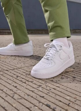 滔搏NIKE耐克女子AIR FORCE 1 AF1空军一号运动休闲鞋DD8959-100