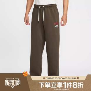 滔搏NIKE耐克男子运动休闲直筒加绒篮球长裤 212 IQ3820