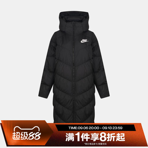 滔搏NIKE耐克女子AS NSW DWN FILL PARKA LONG N羽绒服IB2971-010