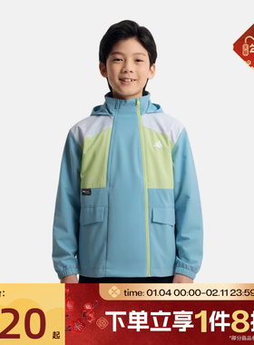 滔搏adidas阿迪达斯大童JK WV URBAN JKT运动健身夹克外套KG5949