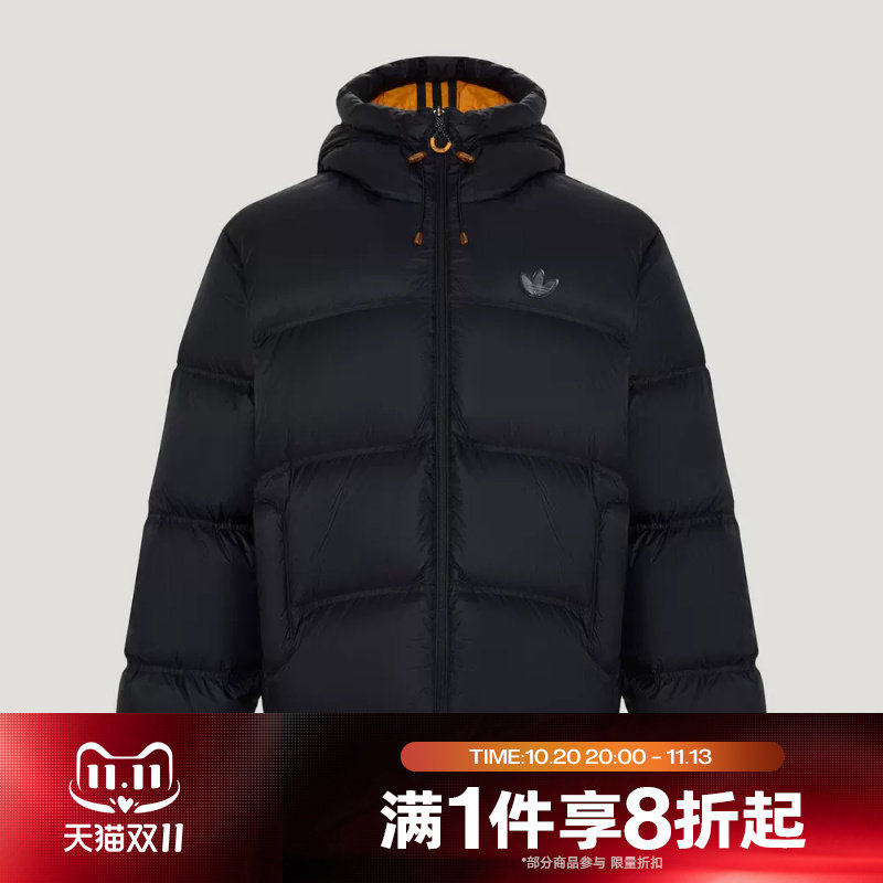滔搏adidas阿迪达斯三叶草男子运动休闲舒适保暖羽绒服KX3137