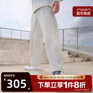 050 IB7239 滔搏NIKE耐克男子OVERSIZE风宽松直筒长裤 黑色卫裤