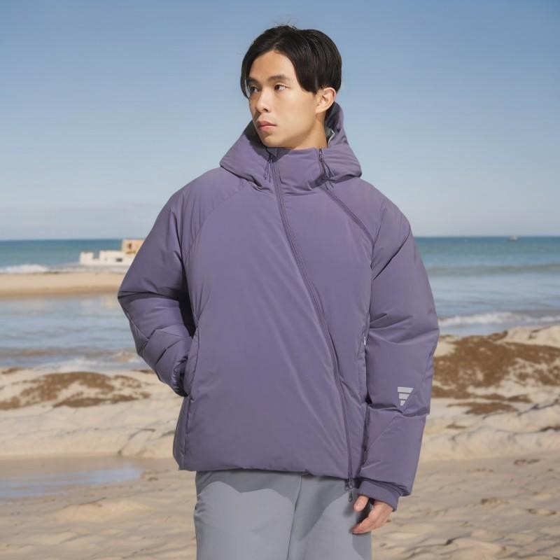 滔搏adidas阿迪达斯男子舒适保暖简约运动休闲羽绒服KC2578