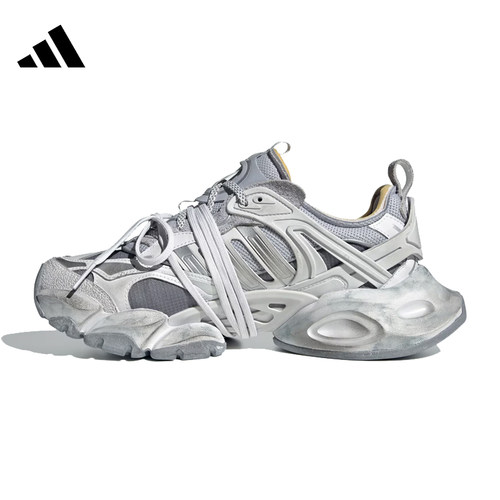 滔搏adidas阿迪达斯男女鞋XLG RUNNER低帮运动训练跑步鞋JR9633