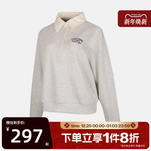 滔搏converse匡威女子卫衣针织宽松舒适翻领休闲套头衫 GGN WCJ099