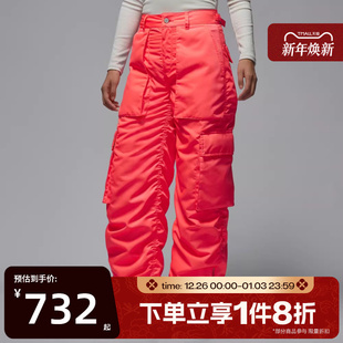 HV0343 滔搏NIKE耐克女子梭织长裤 裤 大口袋工装 804 中腰宽松直筒裤