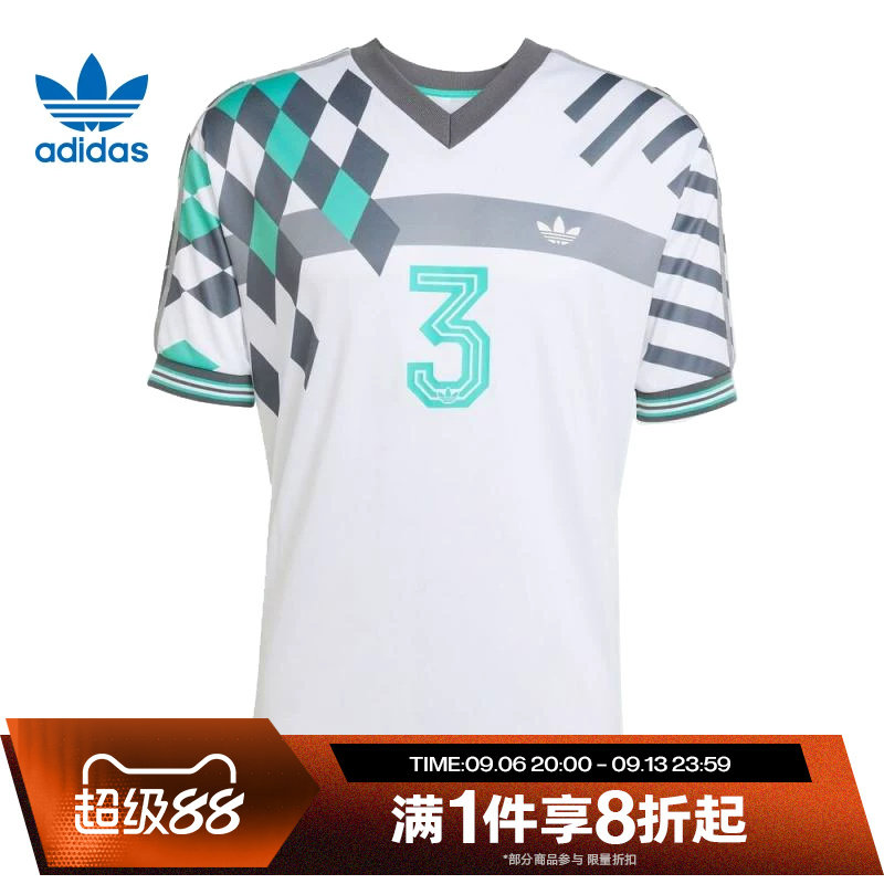 滔搏adidas阿迪达斯三叶草男子SJERSEY运动休闲舒适短袖T恤KD4870图片