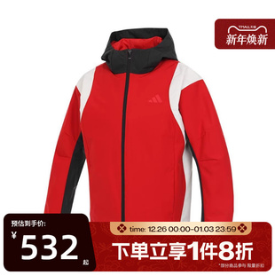 滔搏adidas阿迪达斯儿童JK HOODY梭织连帽运动外套KB0579 JKT