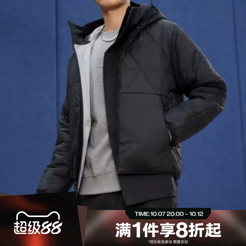 滔搏NIKE耐克男子SPRT STMT舒适轻薄中层运动棉服FZ3163-010