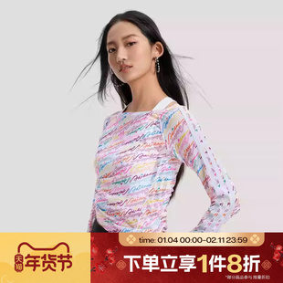 滔搏adidas阿迪达斯女子运动休闲长袖T恤KR7600