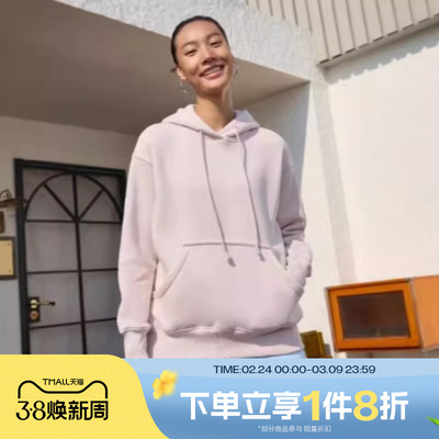 滔搏NIKE耐克女子PHNX FLC舒适宽松运动休闲套头衫卫衣DQ5861-667