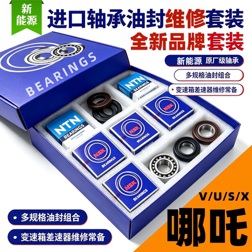 哪吒轴承油封维修包 哪吒v/u/s/x减速器轴承哪吒汽车维修替换套装