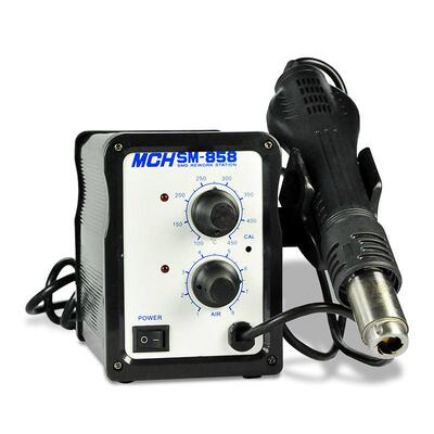 MC风SMSM-858H-858无刷风机柔和热风台风速防静稳电热风拔焊台平