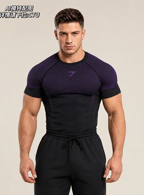 gymsharkonyx5健身透气短袖T恤