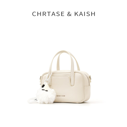 CHRTASE&KAISH官网品牌轻奢高级感手提斜挎保龄球包波士顿包小包