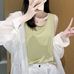 工字背心吊带 两件装 百搭纯色夏季 极简风打底宽松型慵懒风薄款