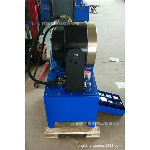 供应立式压管机 钢管缩管机 40 48脚手架管缩头机，大棚管缩头机