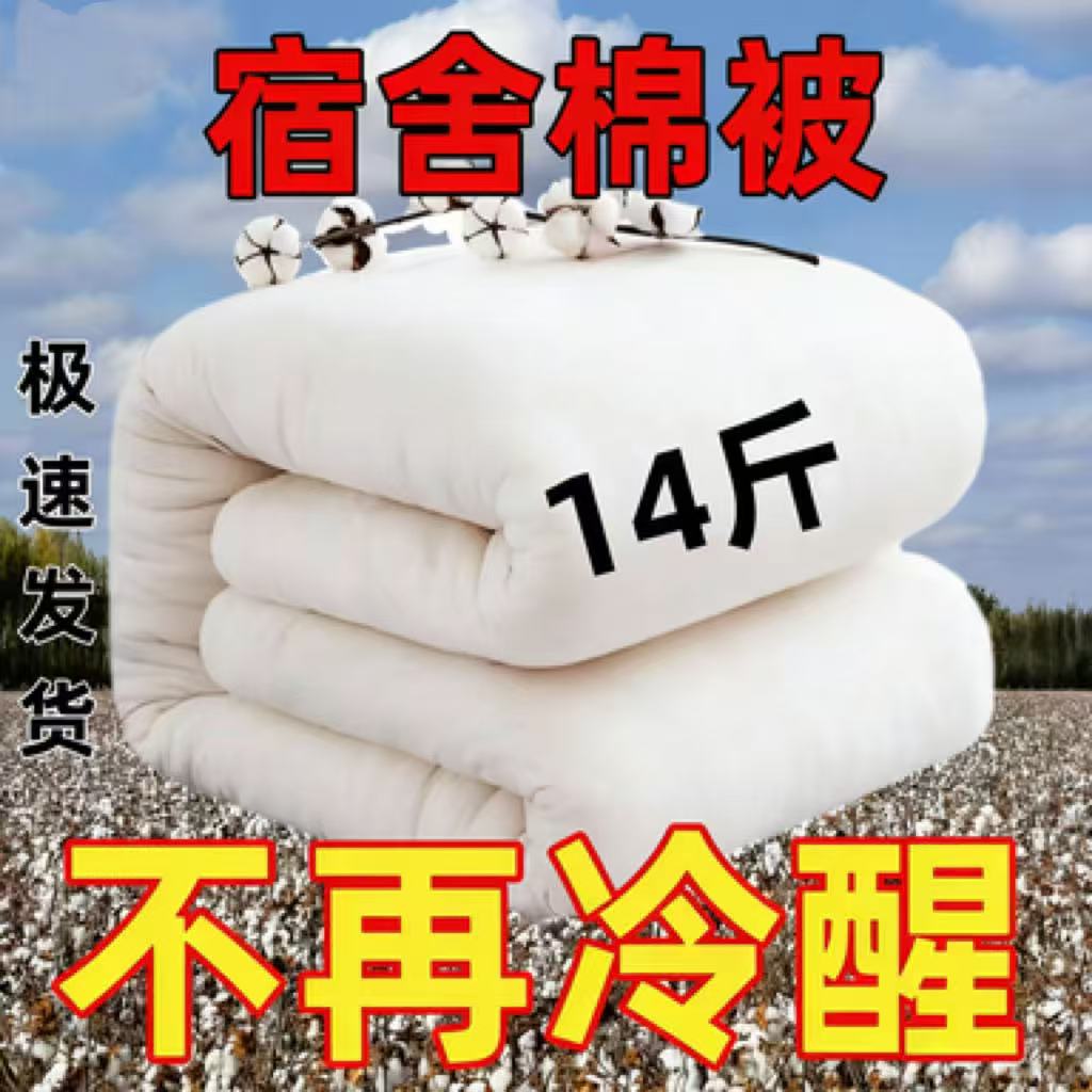 可盖可垫加厚保暖被褥单双人学生宿舍家用被子被芯四季通用