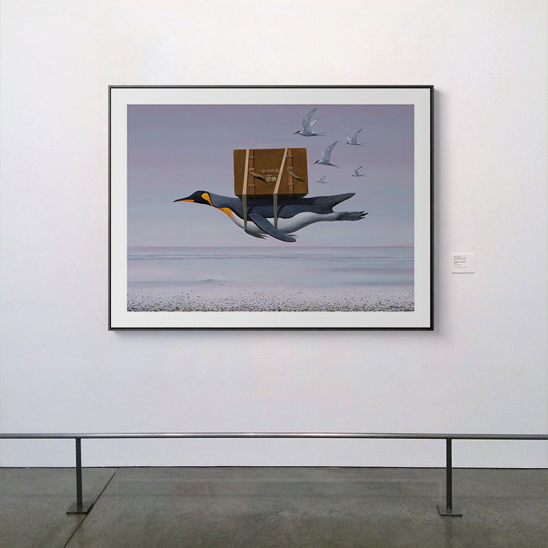 爱德华·锡戈现代超现实主义装饰画人物风景动物油画客厅餐厅酒店图片