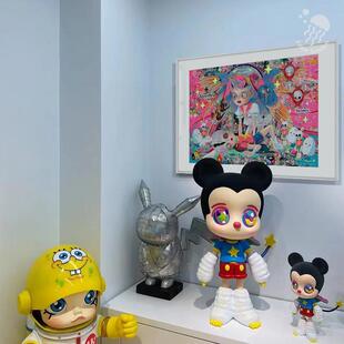 下田光装饰画小众ins风卧室客厅版画挂画日本艺术家潮流艺术壁画