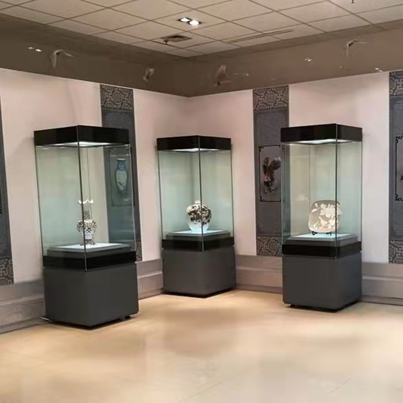 成都博物馆展柜厂家直销字画古董玉器文物展示柜独立柜柜台陈列柜