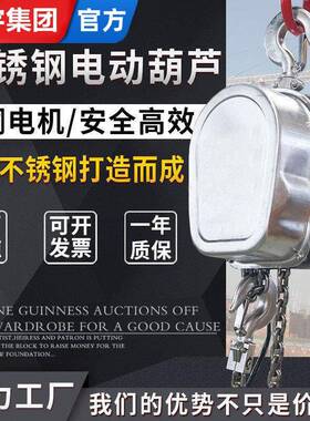 不锈钢电动葫芦1TM不锈钢环链电动葫芦经久耐用安全高效