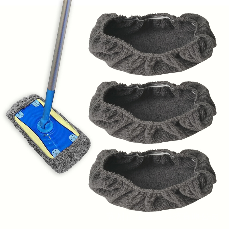 适配Swiffer平板拖把布吸水替换布套家用干湿两用旋转拖地布套