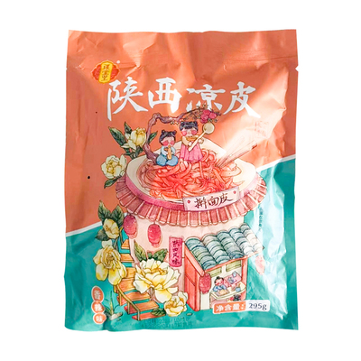 课堂里陕西凉皮陕西宝鸡岐山擀面皮速食真空包装