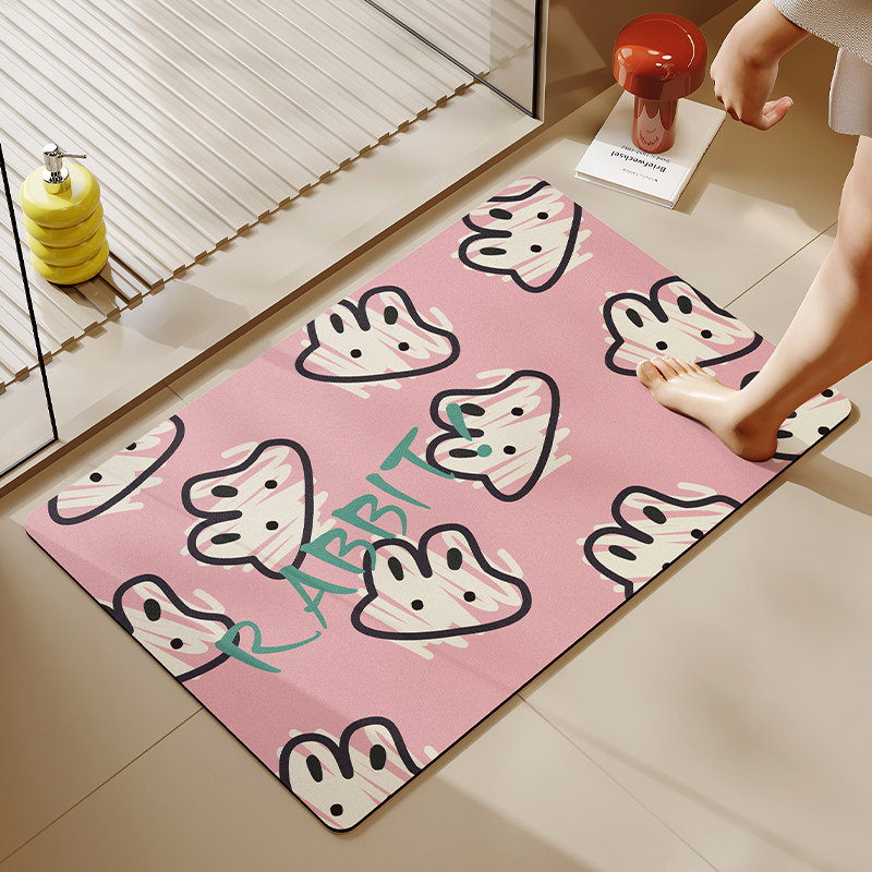 菲林兔入户门口地垫可爱卡通耐磨耐脏防滑脚垫家用玄关地毯进门垫,居家布艺,入户地垫,淘宝优惠券,粉丝福利购,淘宝优惠卷
