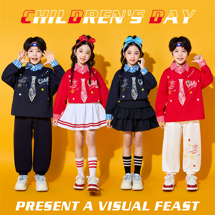 儿童演出服套装合唱表演服