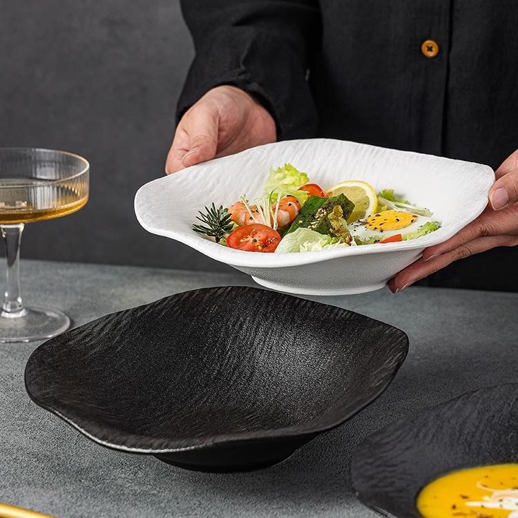 陶瓷不规则盘高级感异形盘