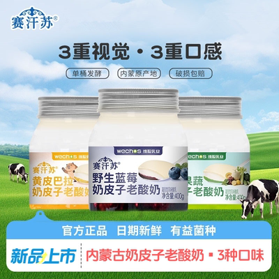 赛汗苏果味奶皮子老酸奶