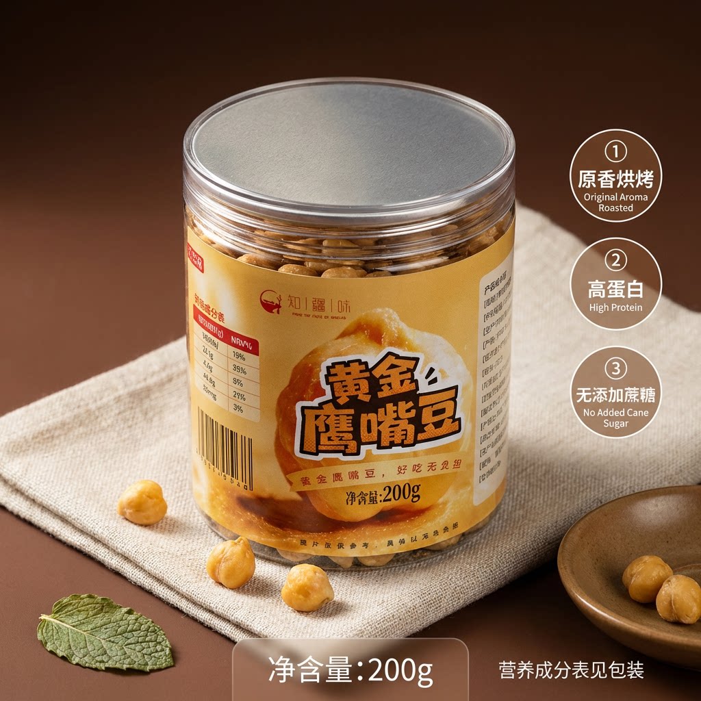 知疆味新疆黄金鹰嘴豆200g/罐