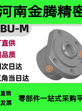 BSBU-M 75 DB 138滚珠丝杆轴承座定制IBC镀黑铬轴承支座丝杠0802