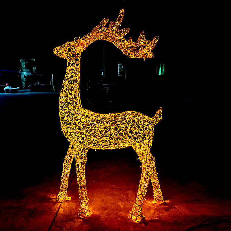 户外园林景观装饰铁艺动物摆件雕塑不锈钢镂空兔发光小鸟景观小品,商业/办公家具,景观道具/景观摆件/景观装置,淘宝优惠券,粉丝福利购,淘宝优惠卷