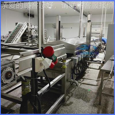 自动鸡米花油炸线 连续式小干鱼油线ZVD 连续式全鱿鱼圈炸炸机油