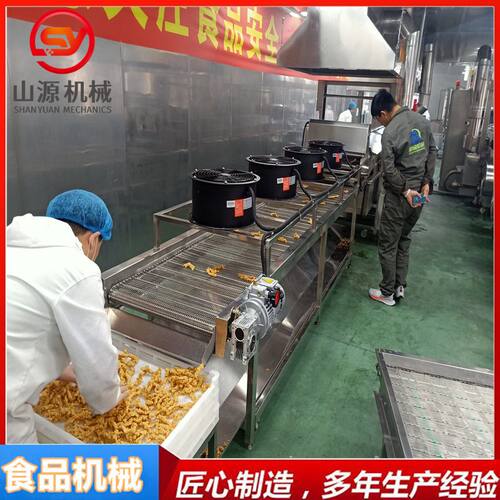 商用小酥肉油炸机 全自动干炸里脊油炸设备 鸡肉条油炸线
