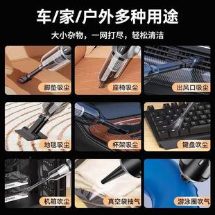 无刷电机家用持除载尘器吹尘机 电813车手吸尘器无线量显示便携式