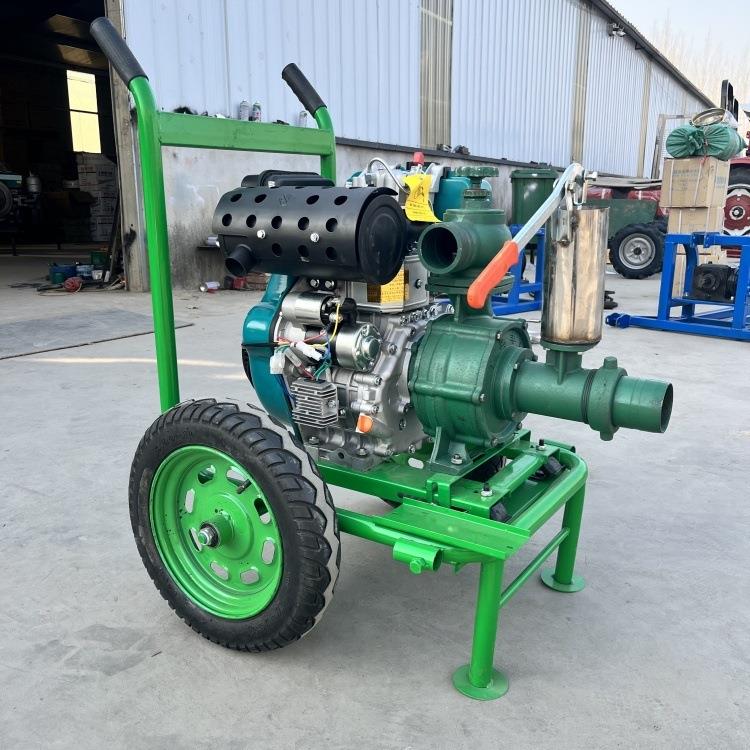 195手推双叶轮高压喷灌泵 打微喷 带滴灌转帘盘机 吸程10米