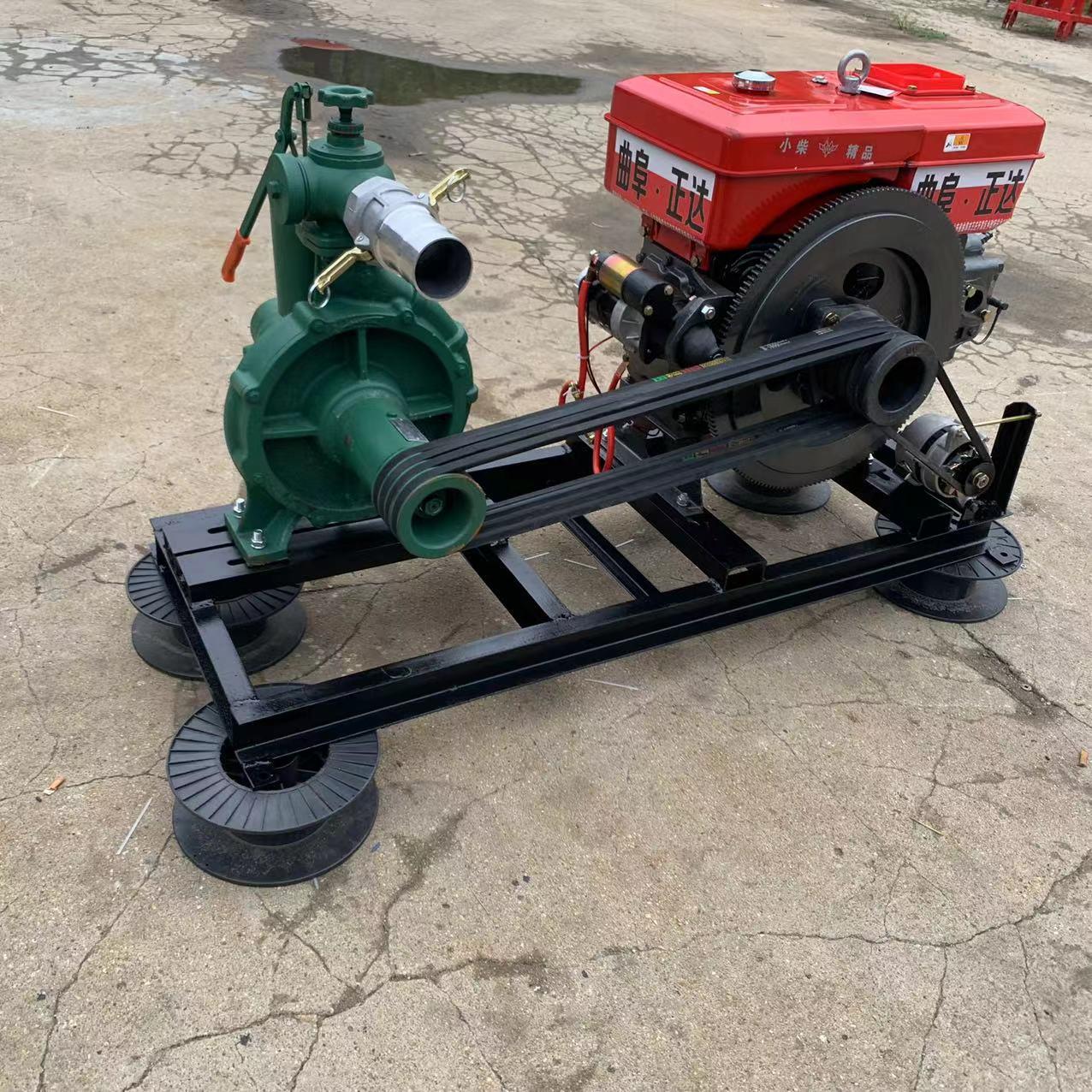 高扬程3寸单叶轮抽水泵 80米扬程喷灌离心泵 应急抗旱高压柴油泵