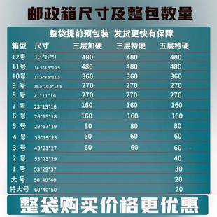 1定2號快FFR遞現物流包盒制郵政紙箱子包裝 硬紙盒做 紙箱貨1 裝