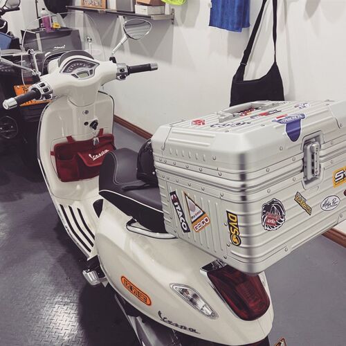 DUTRIEUX航空铝合金机车尾箱 防水设计适用Vespa125La