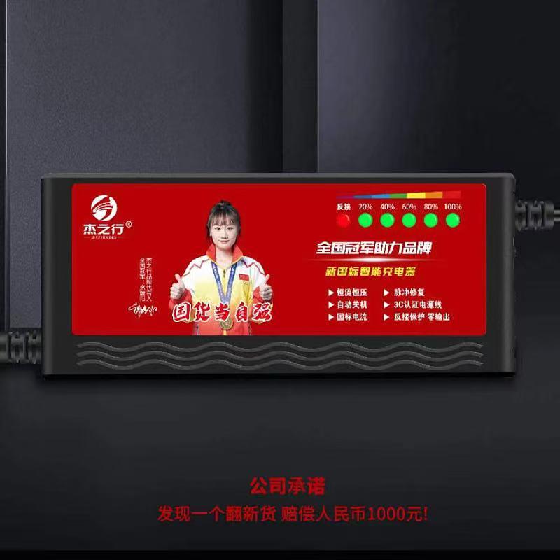 杰之行6灯充电器电动车智能快充充电器国标品质通用型